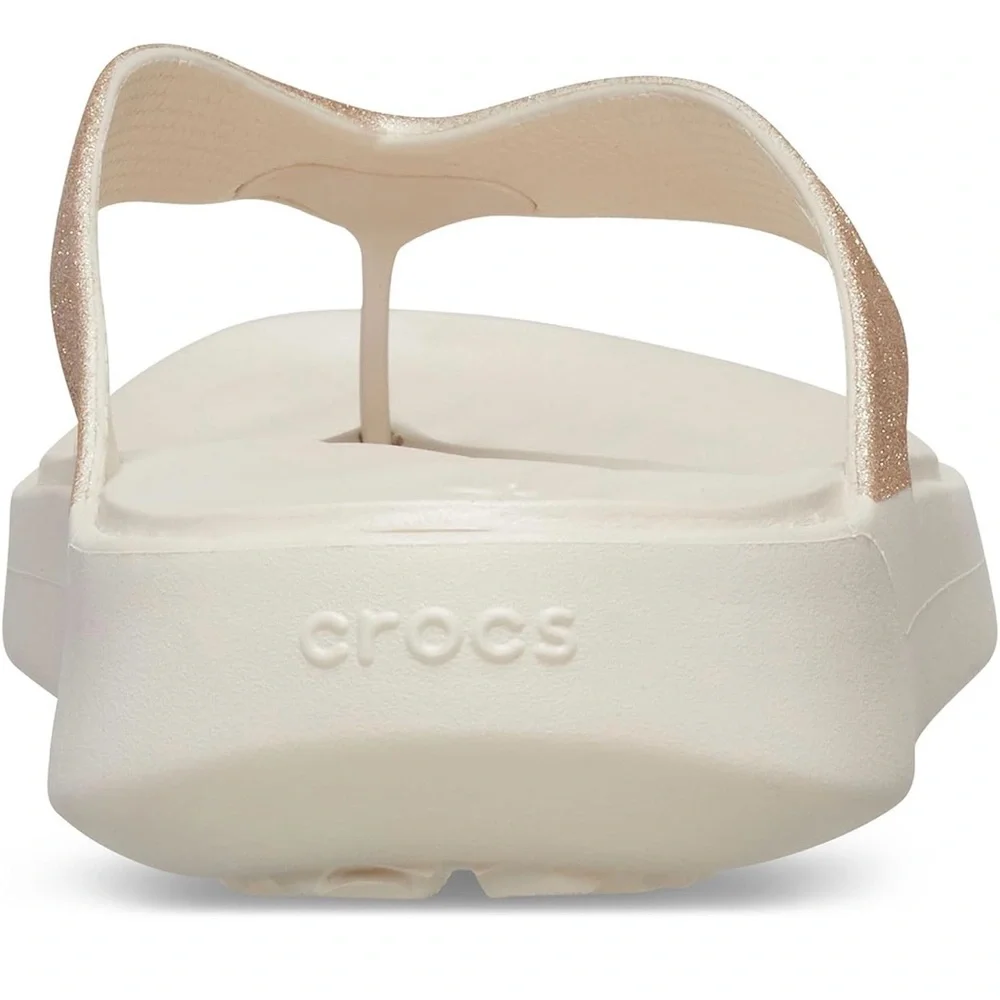 CROCS Women's Rose Gold Sandals Size 9 EUC - Picture 3 of 9